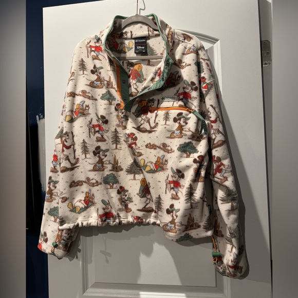 NWT! Colombia x Disney 2024 Women’s Half Snap Fleece XXL - Picture 5 of 14